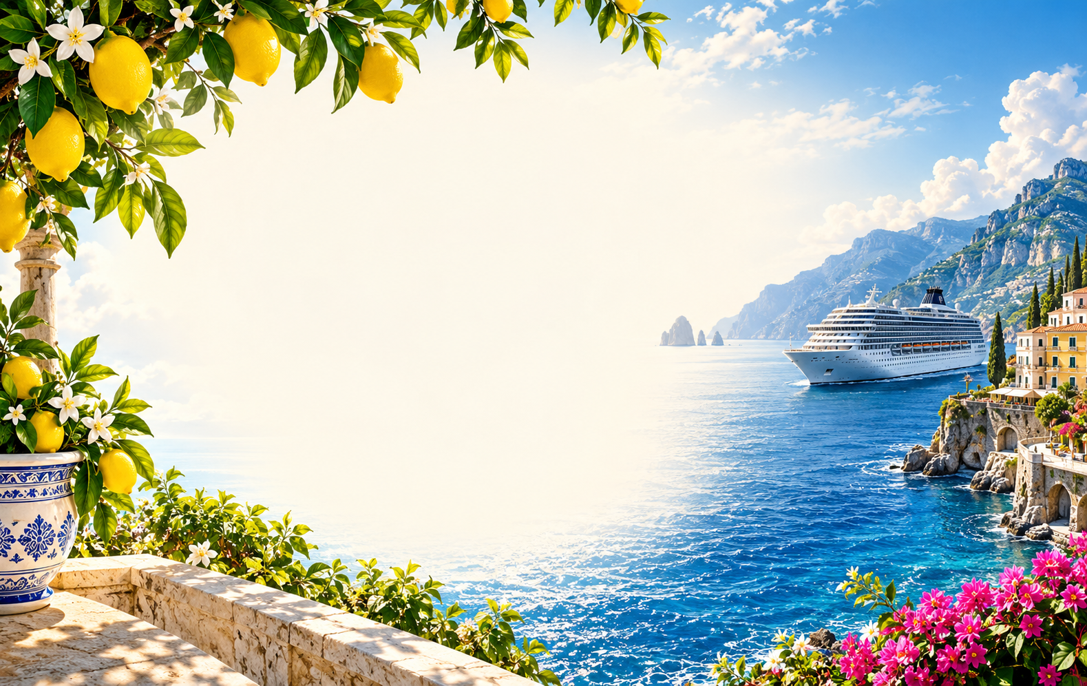 Mediterranean Voyage back background