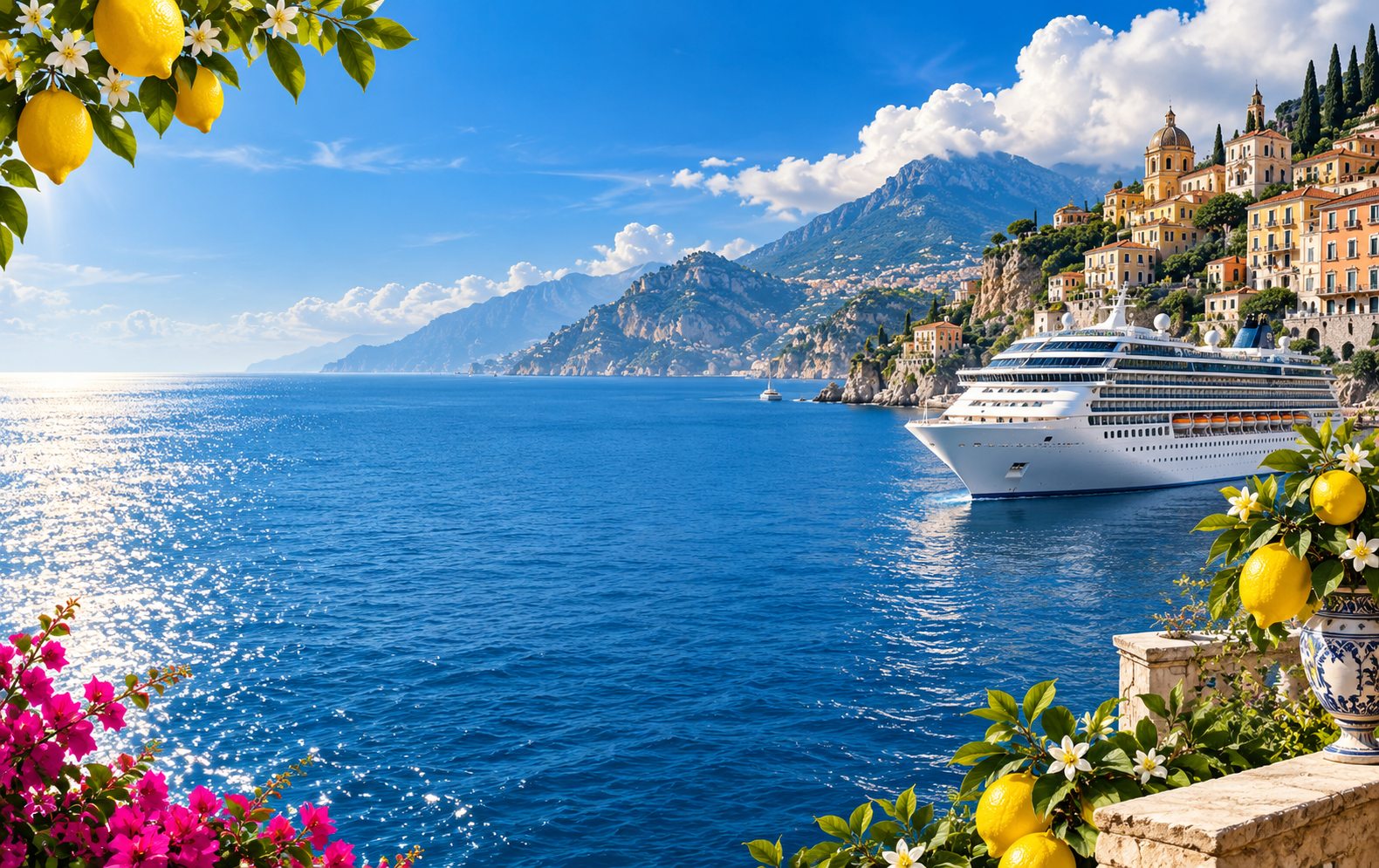 Mediterranean Voyage front background