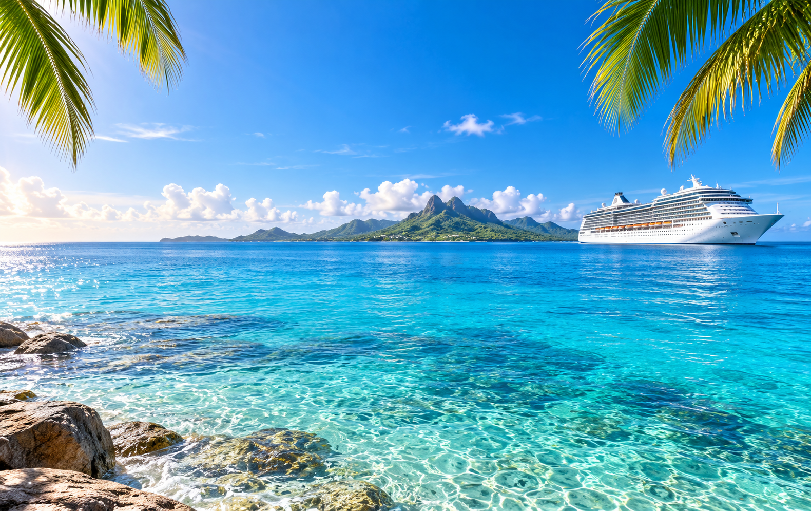 Ocean Escape front background