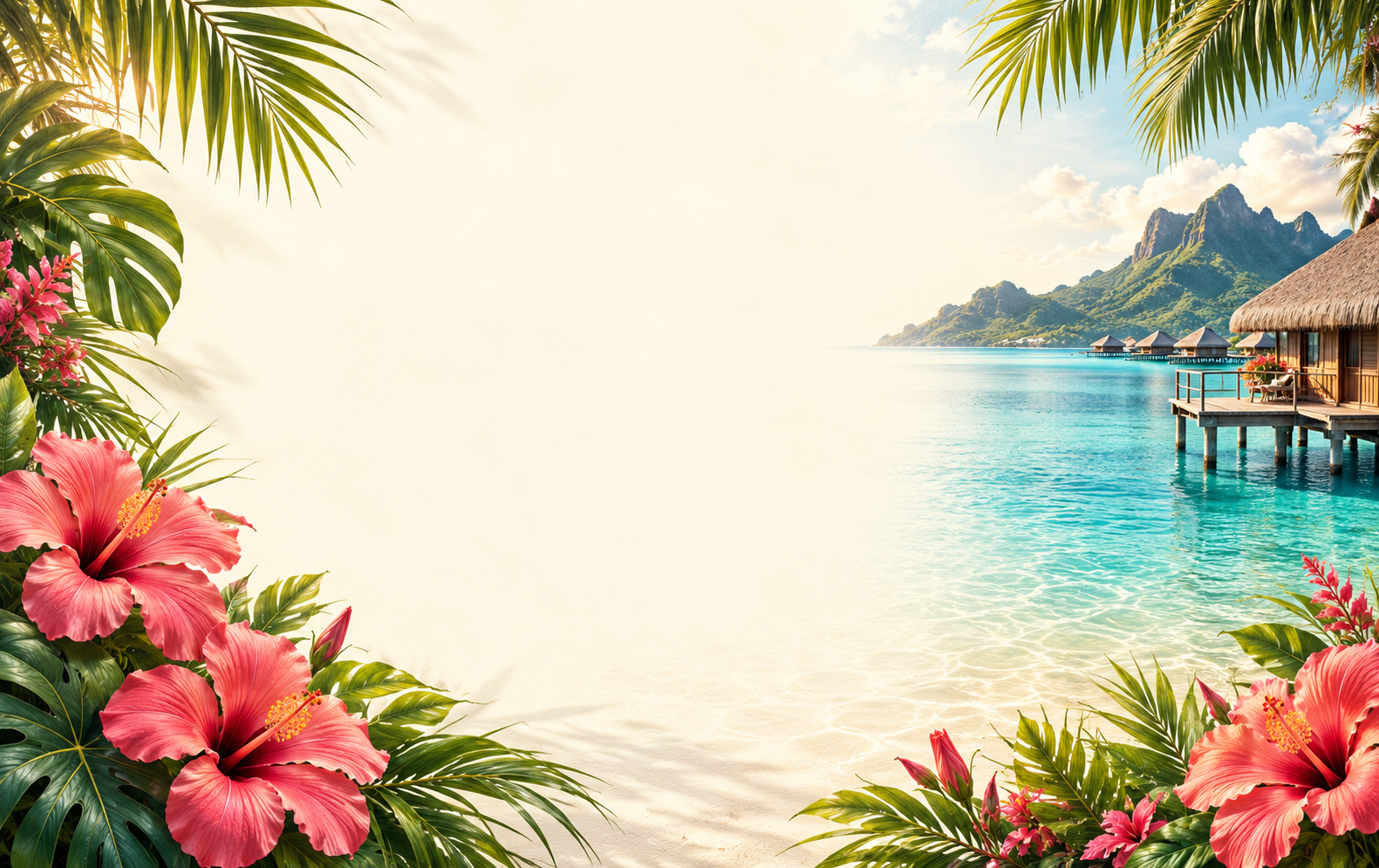 Tropical Elegance back background