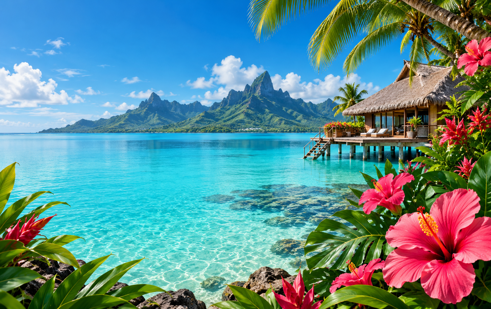 Tropical Elegance front background